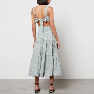 Sea New York Ida Printed Apron Cotton Dress, NWT, Size XL